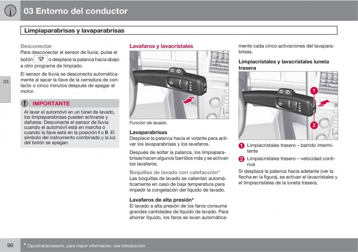 Volvo XC60 I 1 manual del propietario / page 96