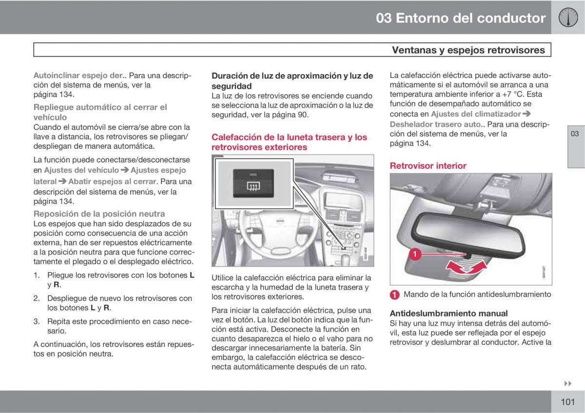 Volvo XC60 I 1 manual del propietario / page 101