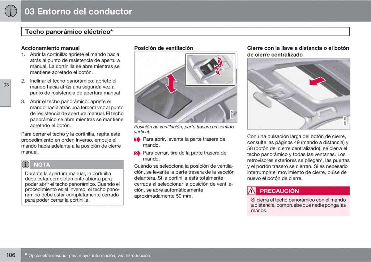 Volvo XC60 I 1 manual del propietario / page 106