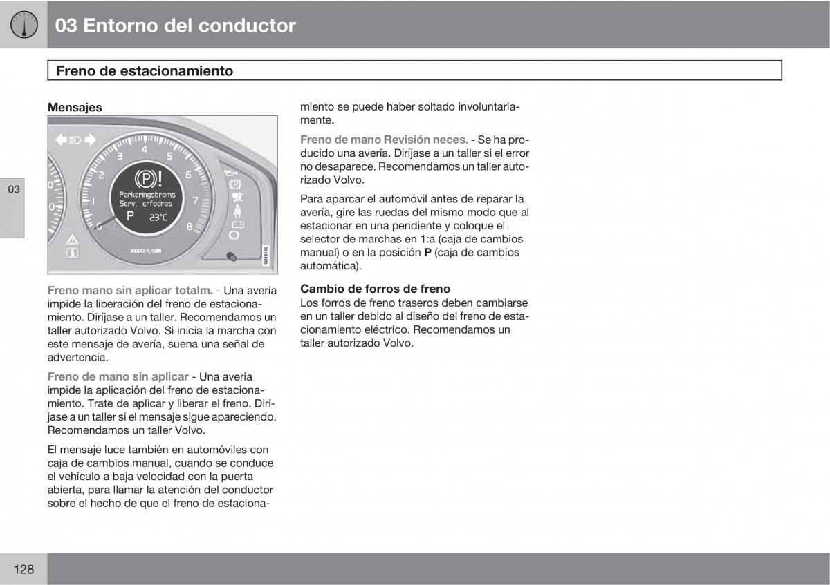 Volvo XC60 I 1 manual del propietario / page 128