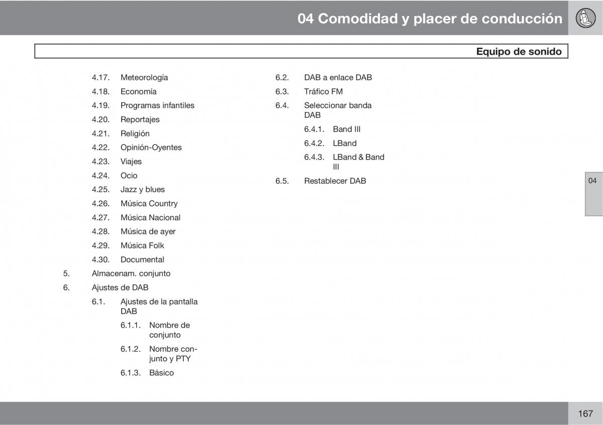 Volvo XC60 I 1 manual del propietario / page 167