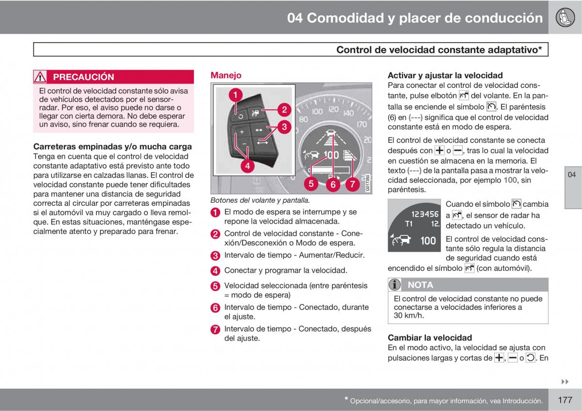 Volvo XC60 I 1 manual del propietario / page 177