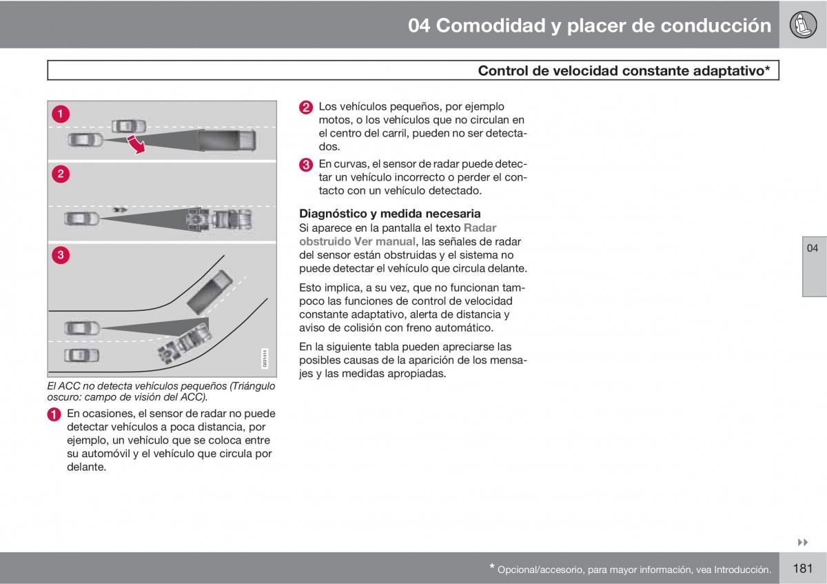 Volvo XC60 I 1 manual del propietario / page 181