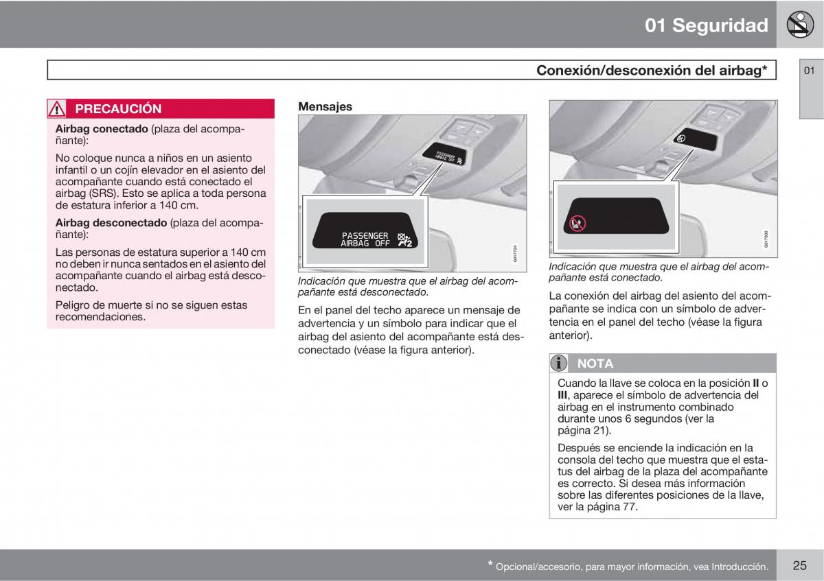 Volvo XC60 I 1 manual del propietario / page 25