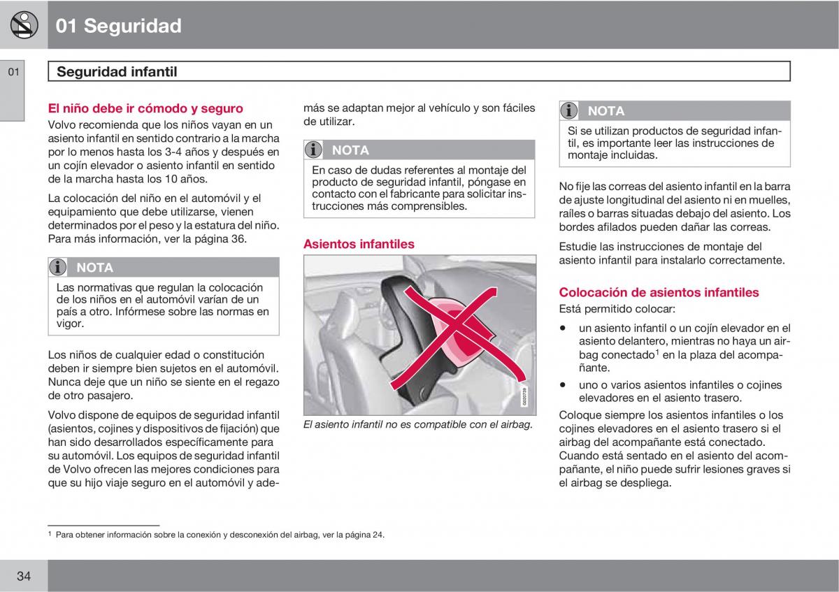 Volvo XC60 I 1 manual del propietario / page 34