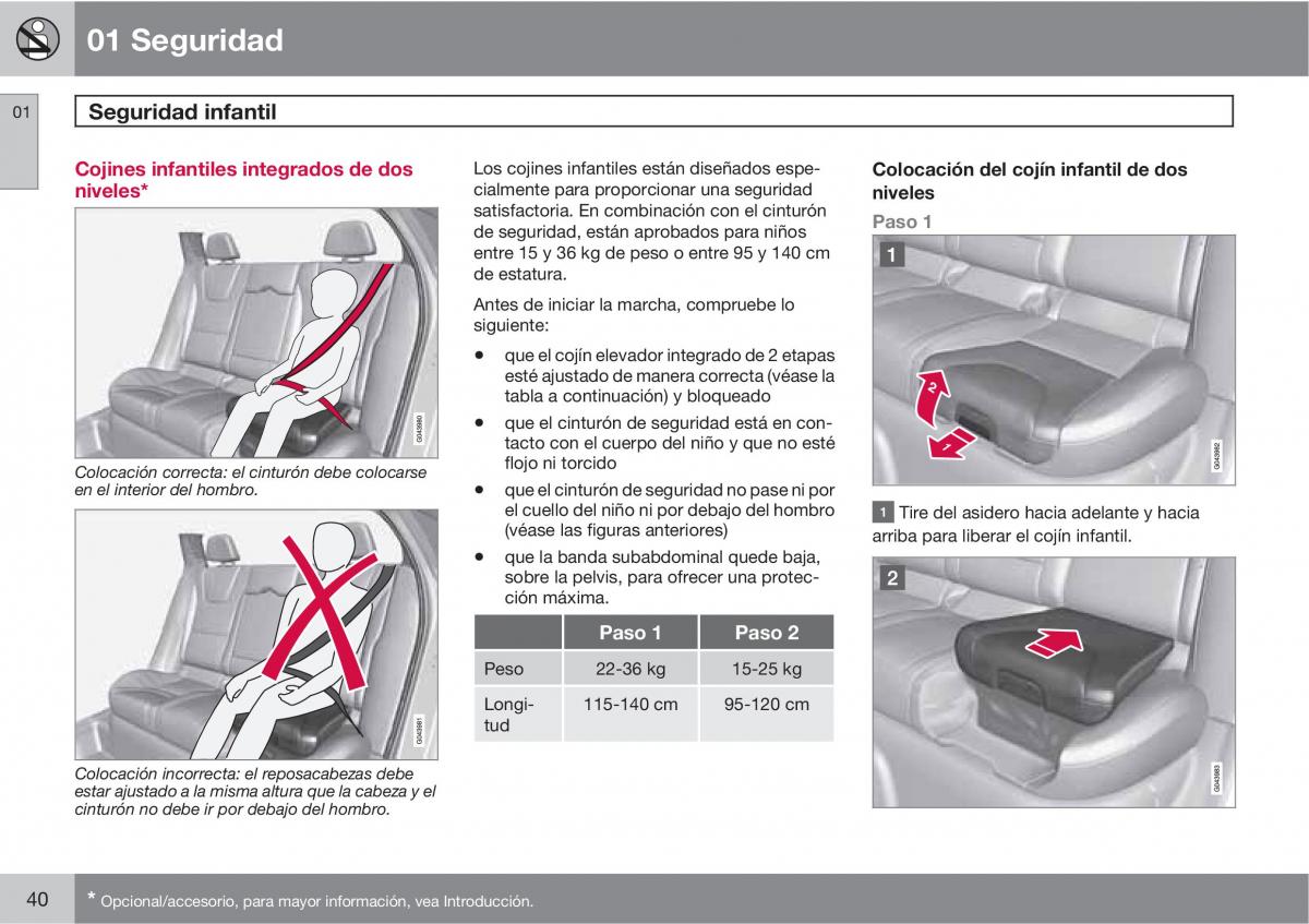 Volvo XC60 I 1 manual del propietario / page 40