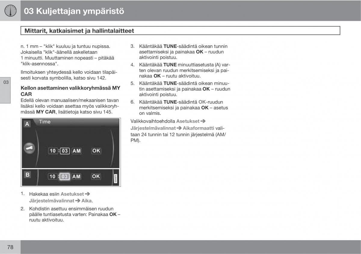 Volvo XC60 I 1 omistajan kasikirja / page 80