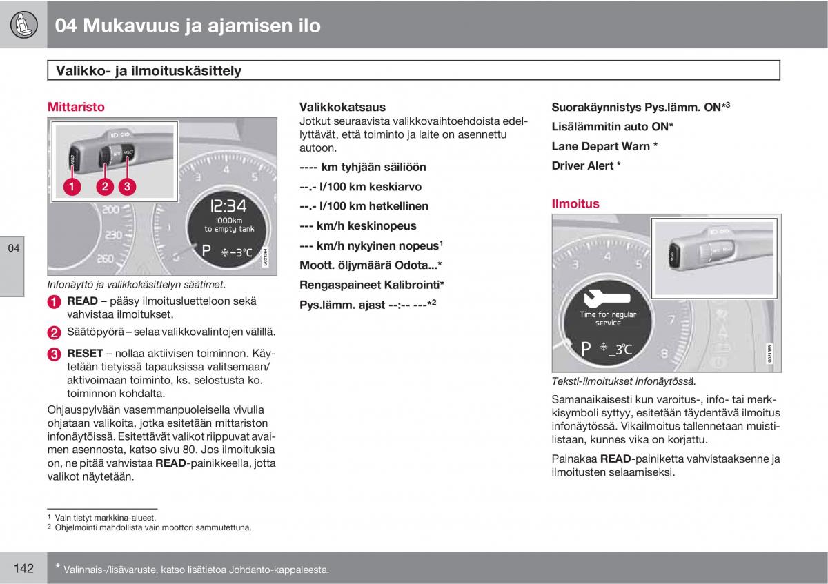 Volvo XC60 I 1 omistajan kasikirja / page 144