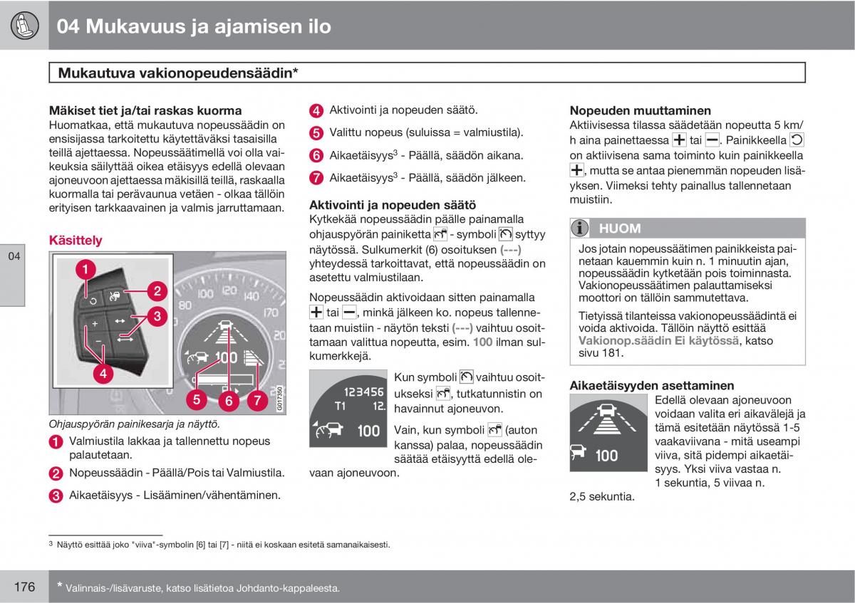 Volvo XC60 I 1 omistajan kasikirja / page 178