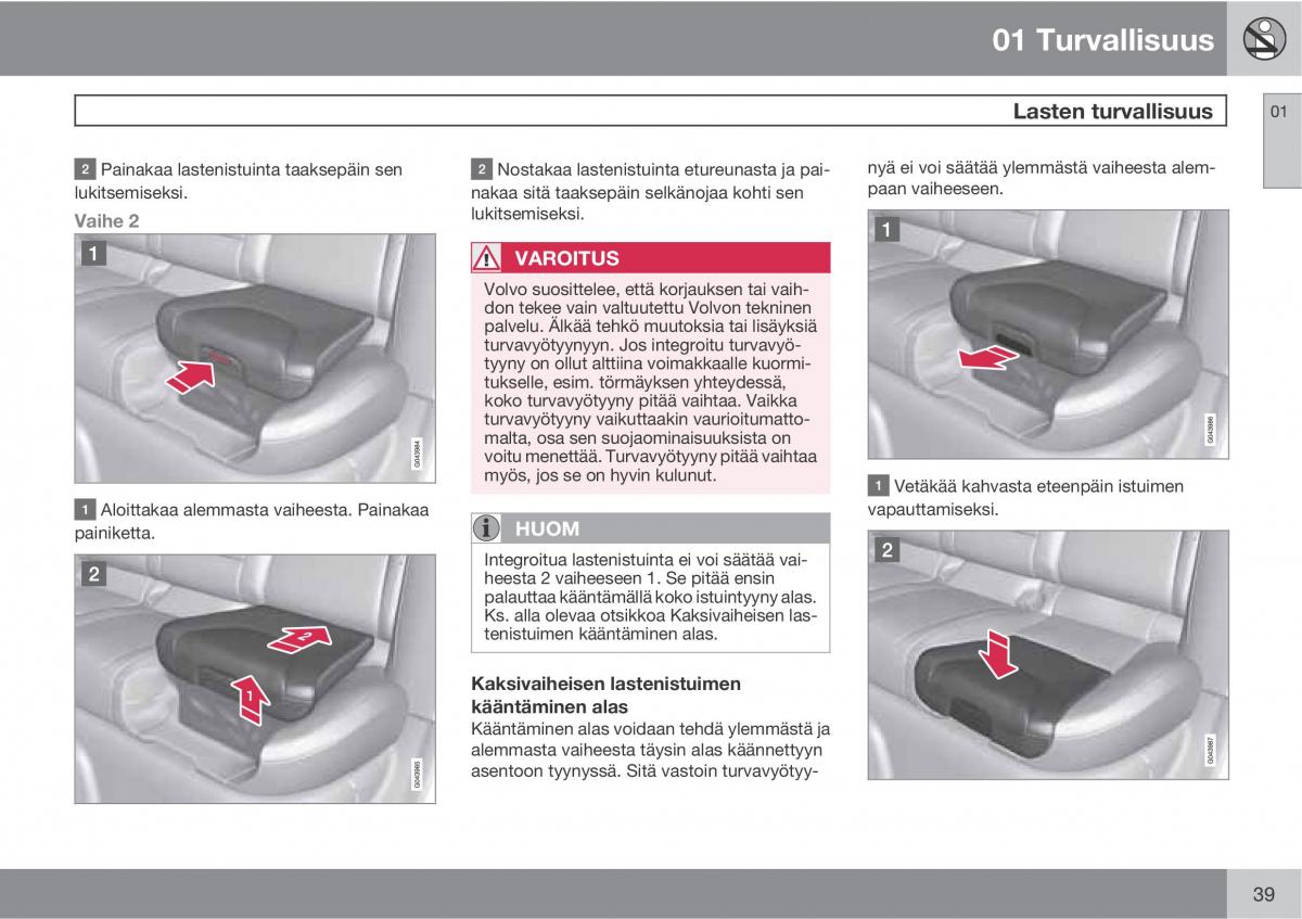 Volvo XC60 I 1 omistajan kasikirja / page 41