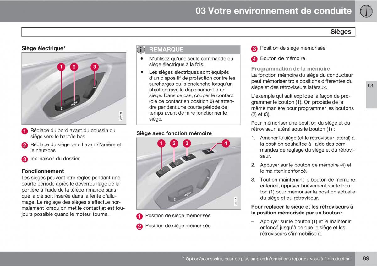 Volvo XC60 I 1 manuel du proprietaire / page 91