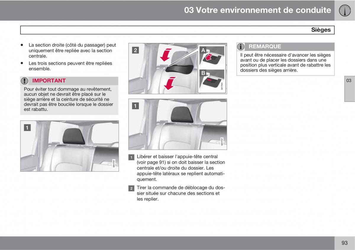 Volvo XC60 I 1 manuel du proprietaire / page 95