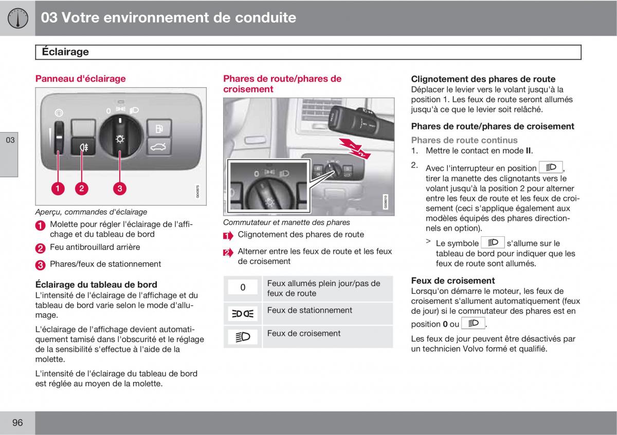 Volvo XC60 I 1 manuel du proprietaire / page 98