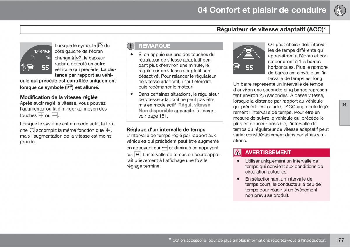 Volvo XC60 I 1 manuel du proprietaire / page 179