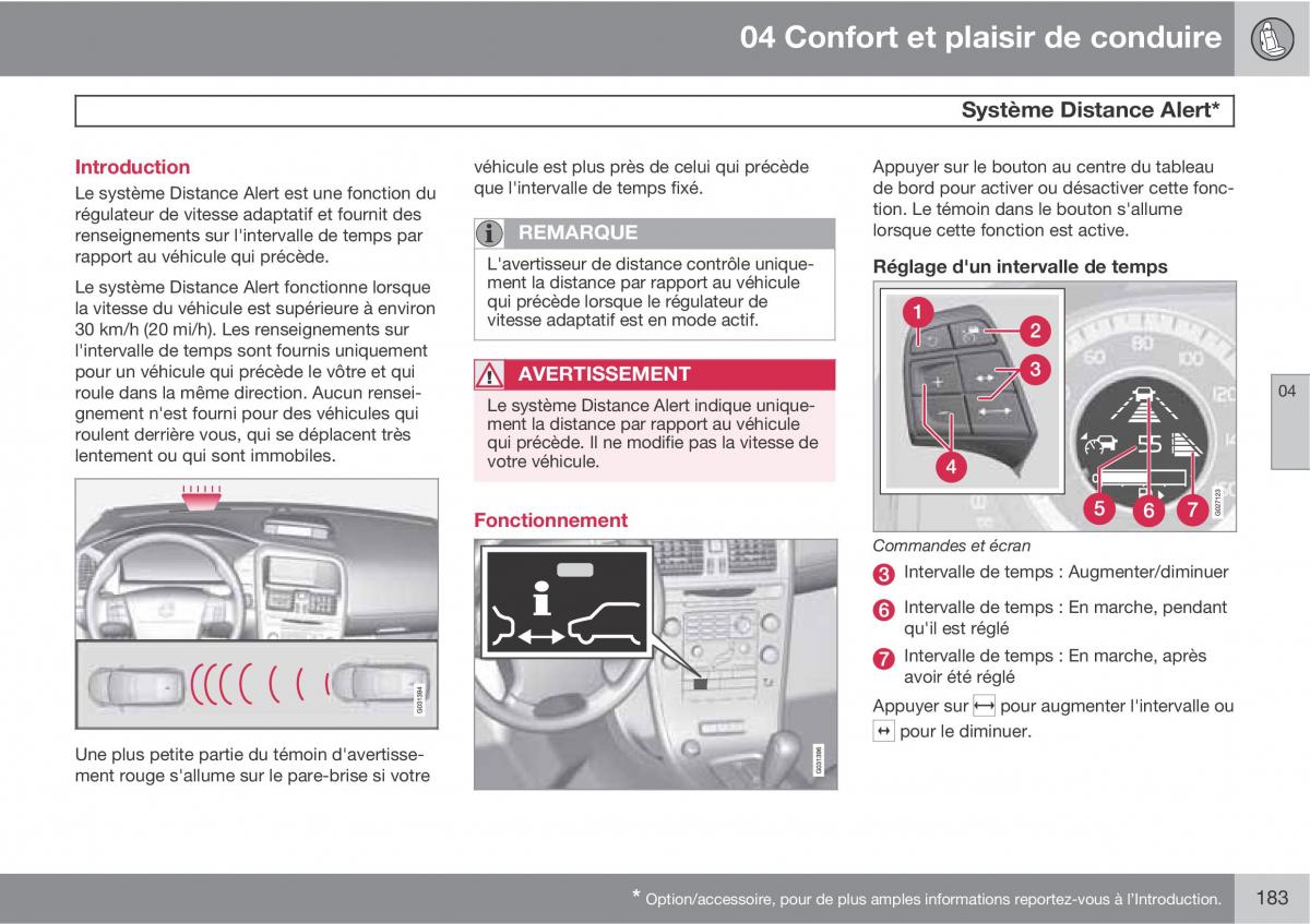 Volvo XC60 I 1 manuel du proprietaire / page 185