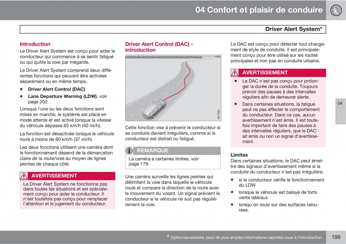 Volvo XC60 I 1 manuel du proprietaire / page 201