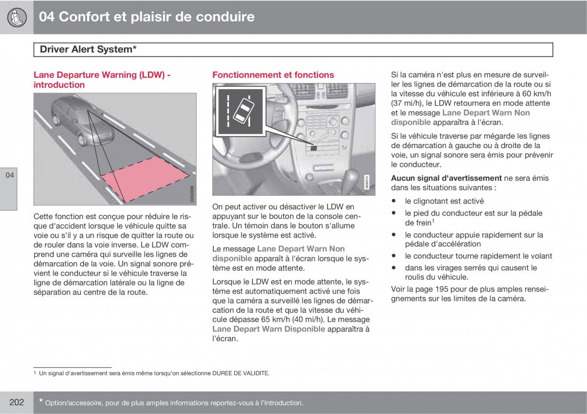 Volvo XC60 I 1 manuel du proprietaire / page 204