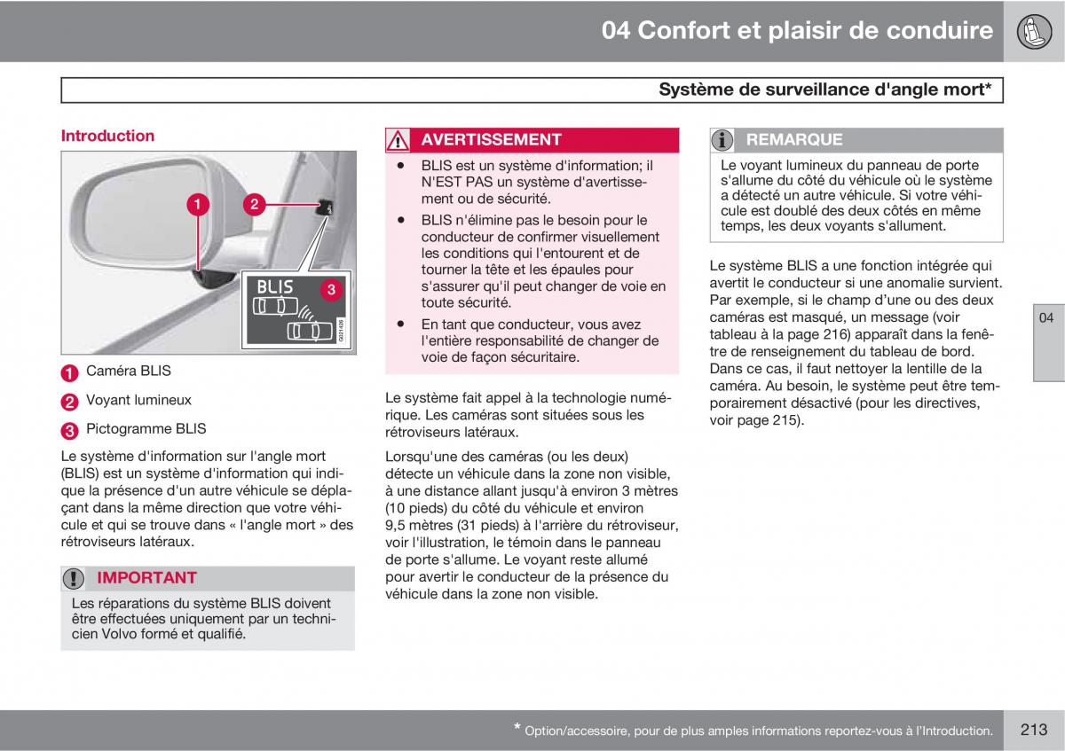 Volvo XC60 I 1 manuel du proprietaire / page 215