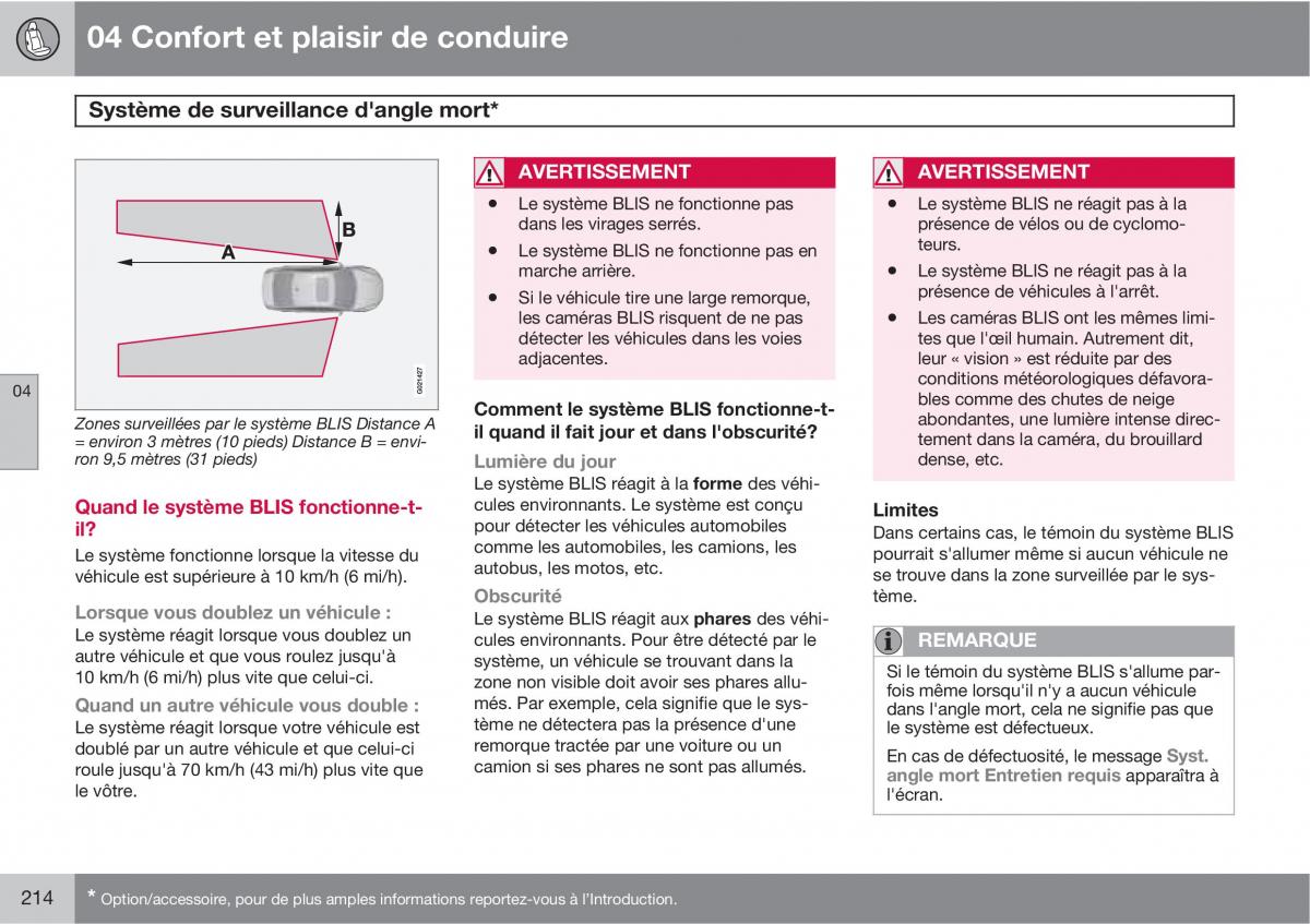 Volvo XC60 I 1 manuel du proprietaire / page 216