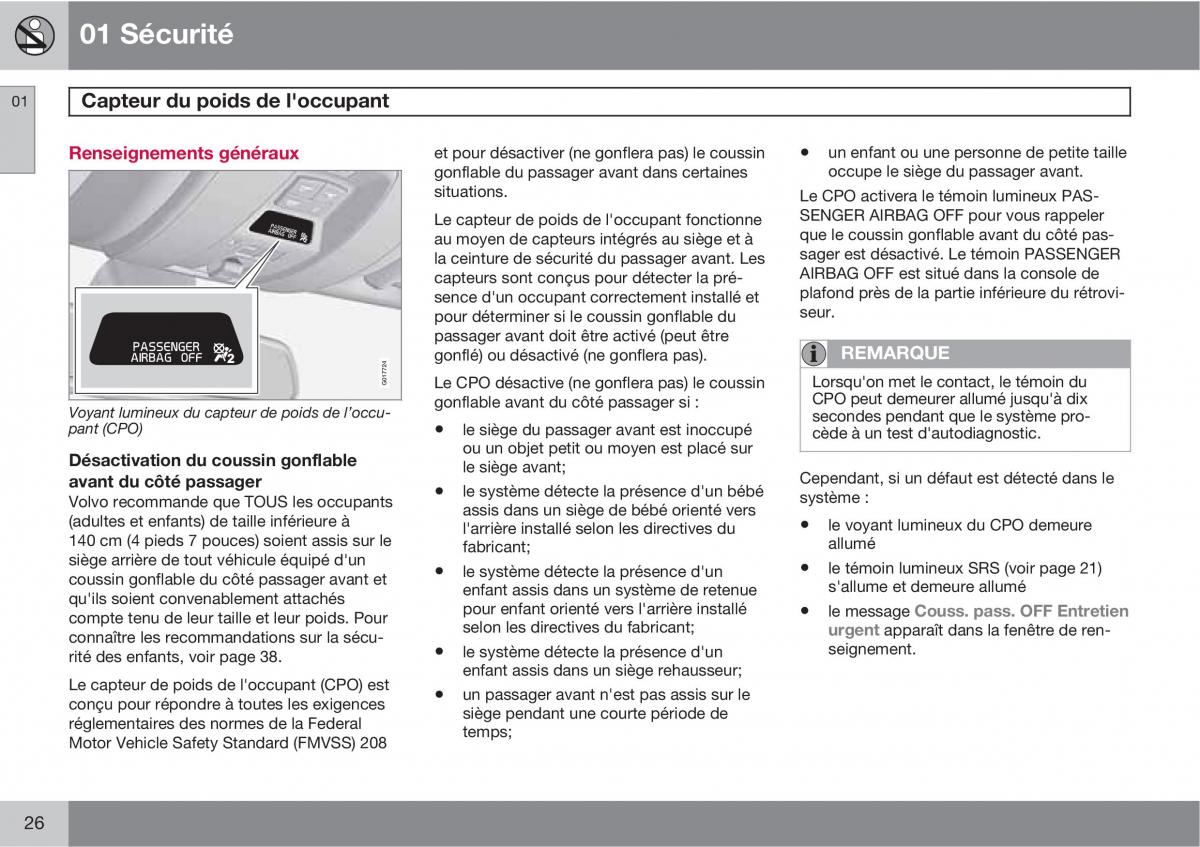 Volvo XC60 I 1 manuel du proprietaire / page 28