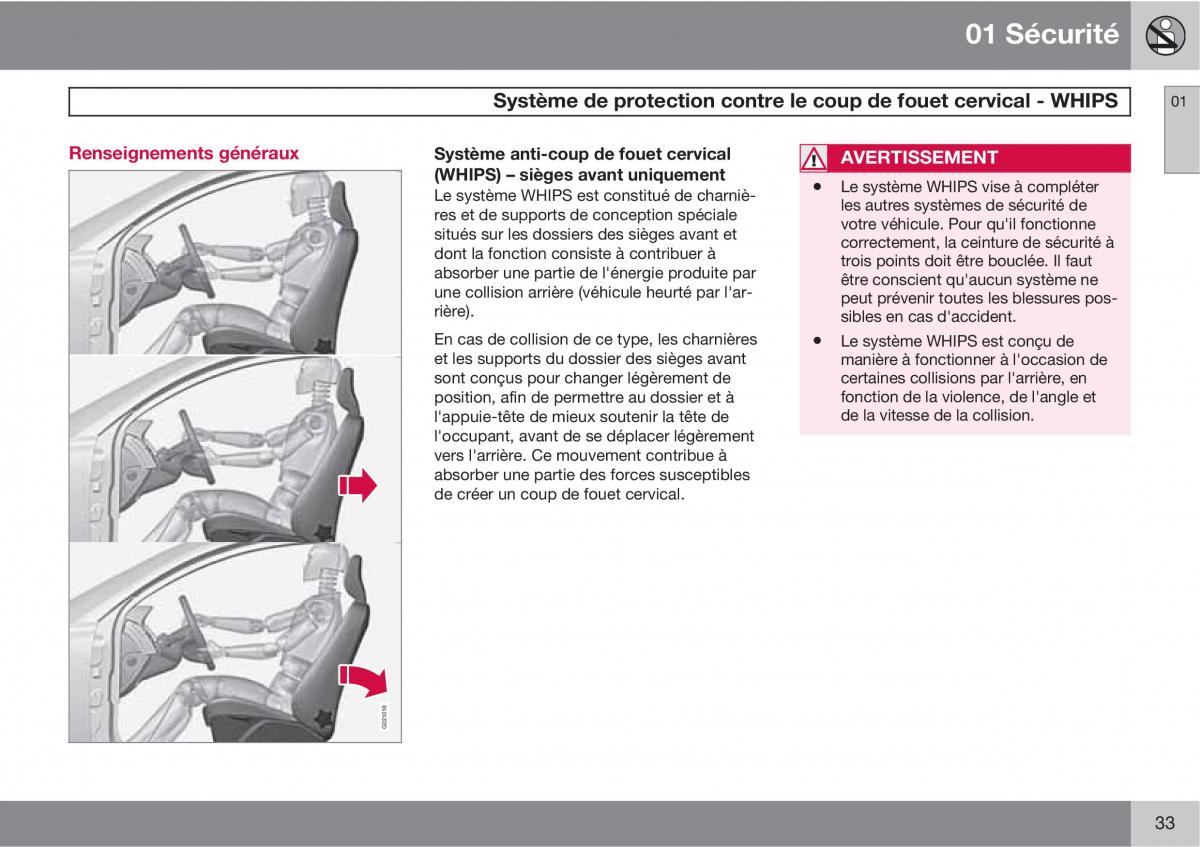 Volvo XC60 I 1 manuel du proprietaire / page 35