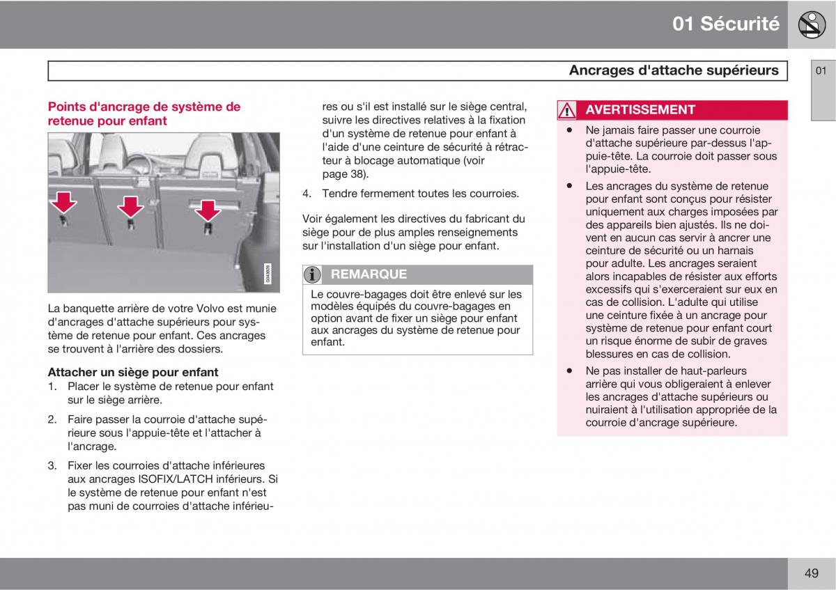 Volvo XC60 I 1 manuel du proprietaire / page 51