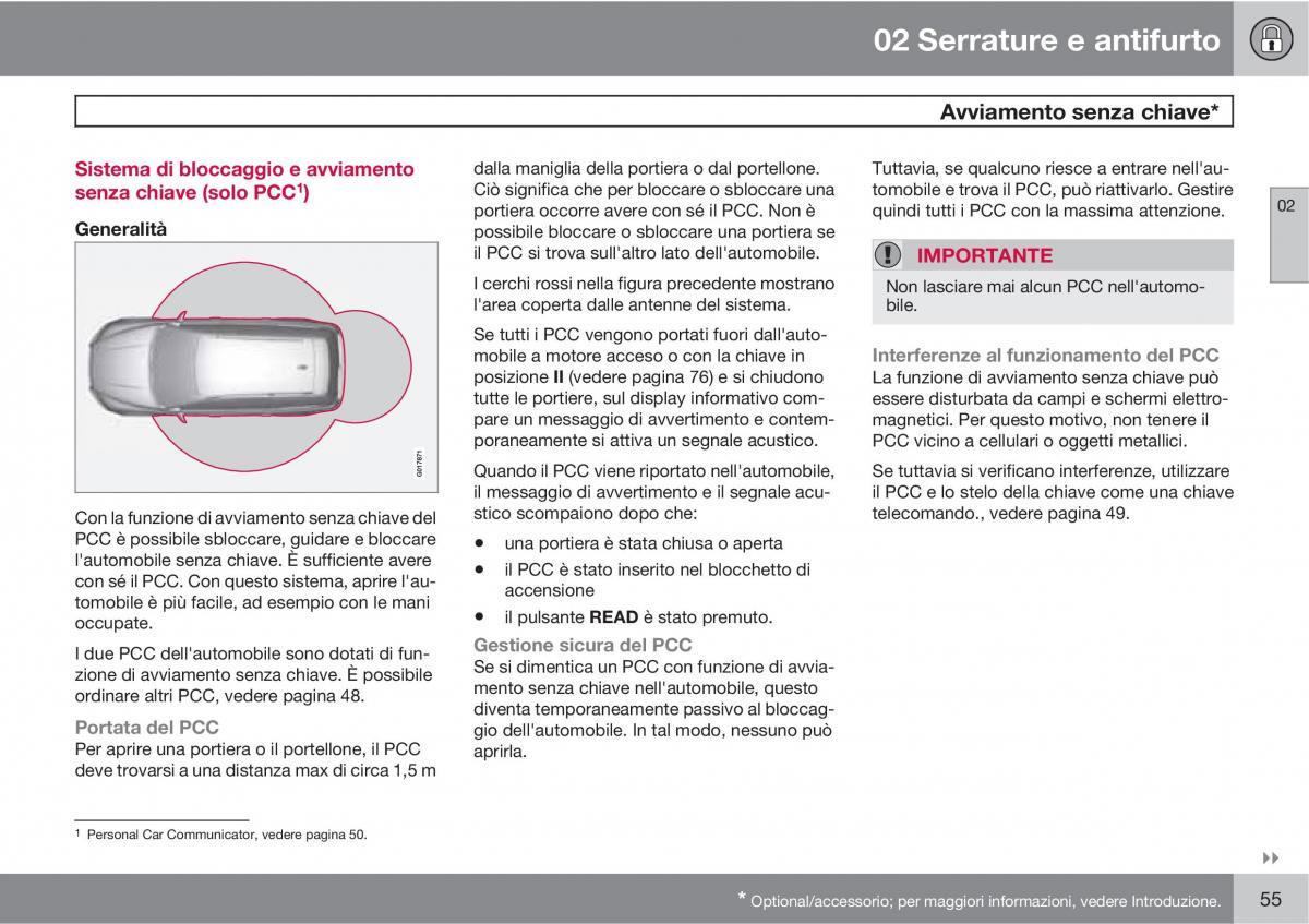 manual  Volvo XC60 I 1 manuale del proprietario / page 55