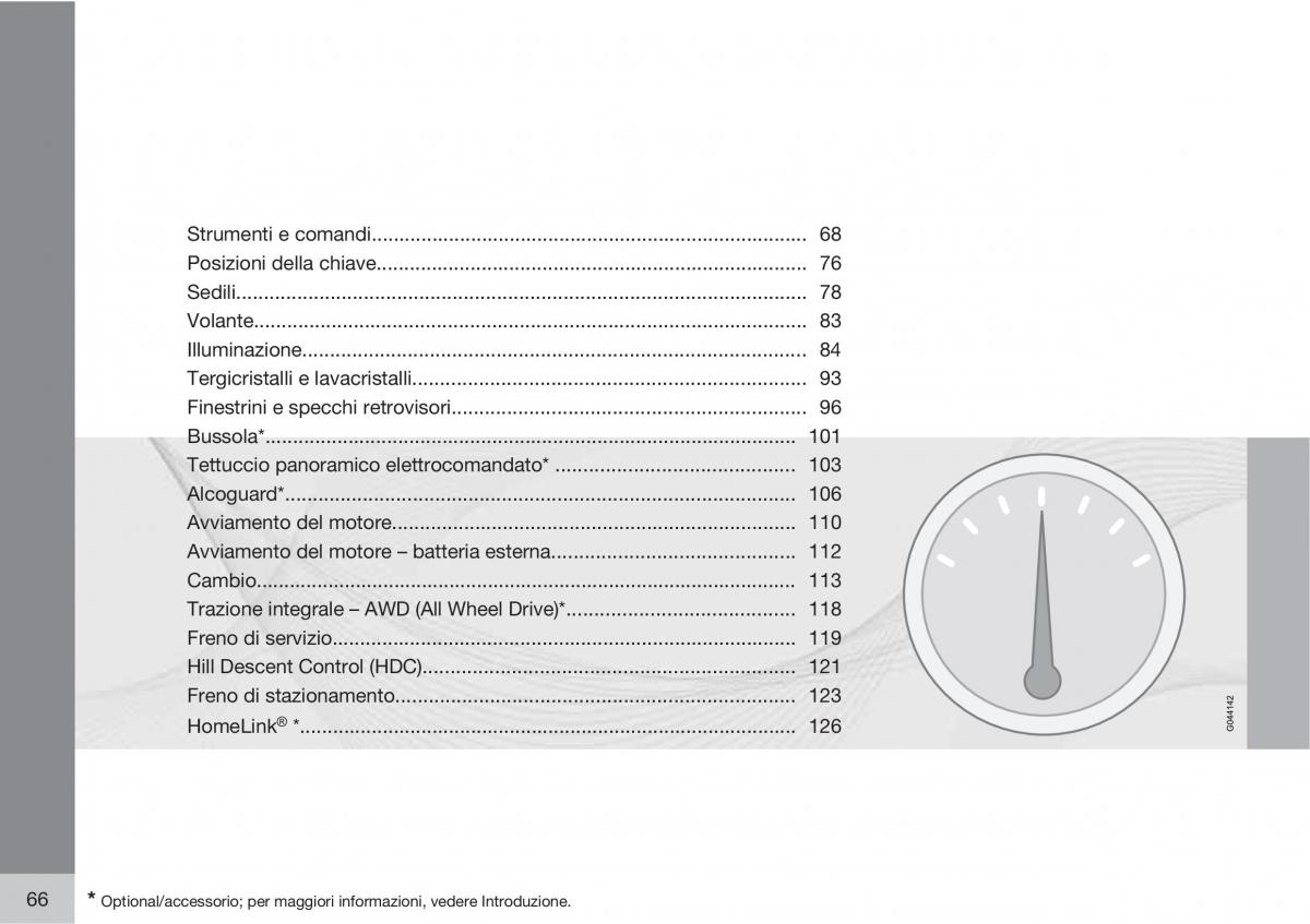 manual  Volvo XC60 I 1 manuale del proprietario / page 66