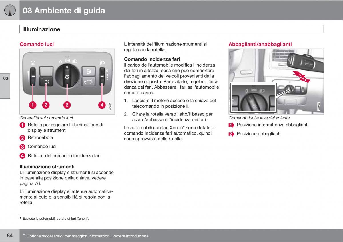 manual  Volvo XC60 I 1 manuale del proprietario / page 84