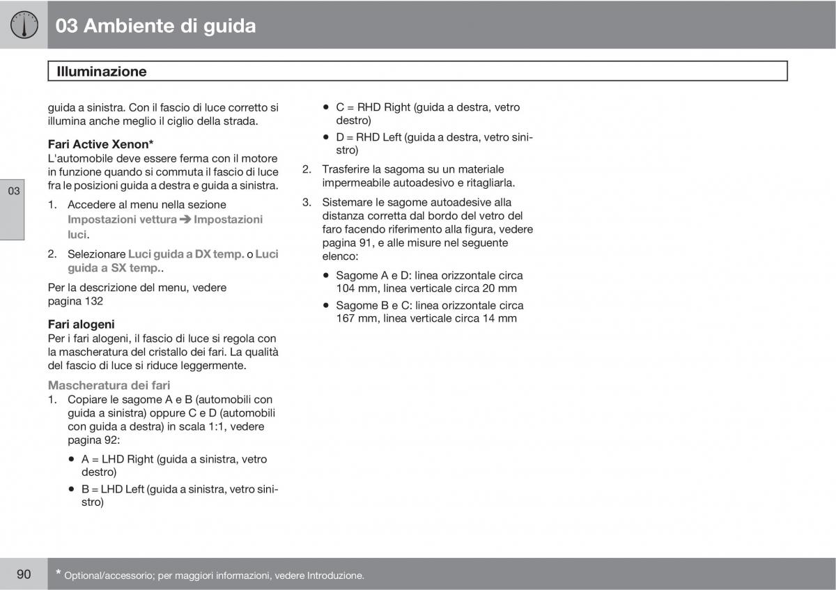 manual  Volvo XC60 I 1 manuale del proprietario / page 90