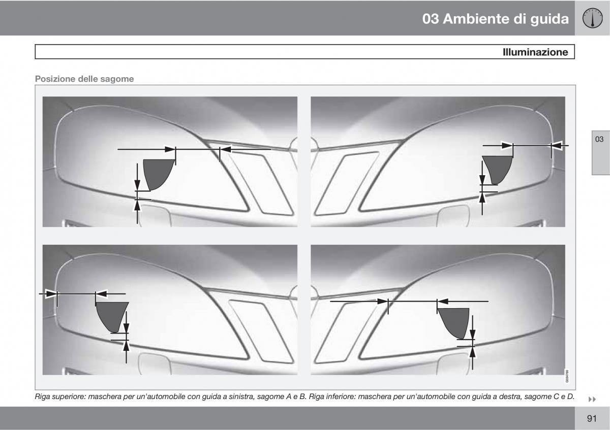 manual  Volvo XC60 I 1 manuale del proprietario / page 91