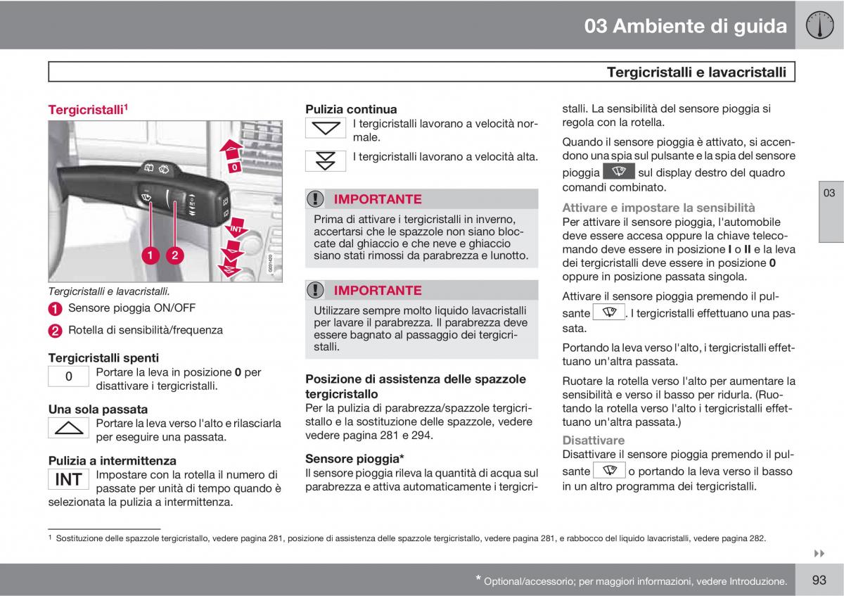 manual  Volvo XC60 I 1 manuale del proprietario / page 93