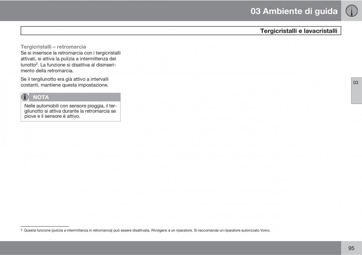 manual  Volvo XC60 I 1 manuale del proprietario / page 95