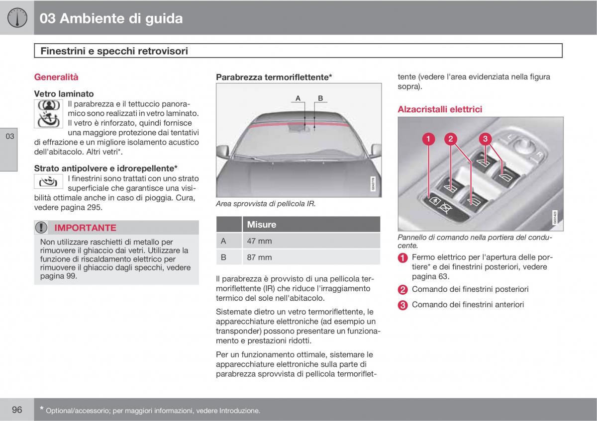 manual  Volvo XC60 I 1 manuale del proprietario / page 96