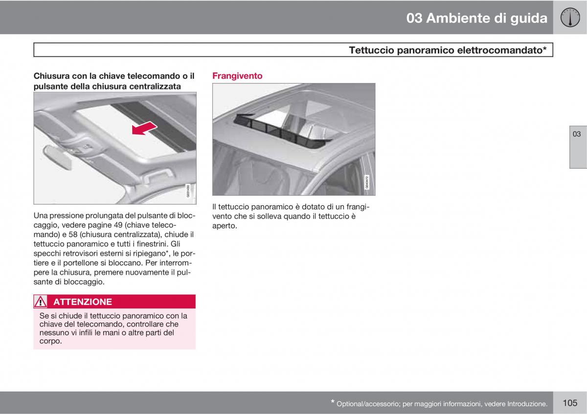 manual  Volvo XC60 I 1 manuale del proprietario / page 105