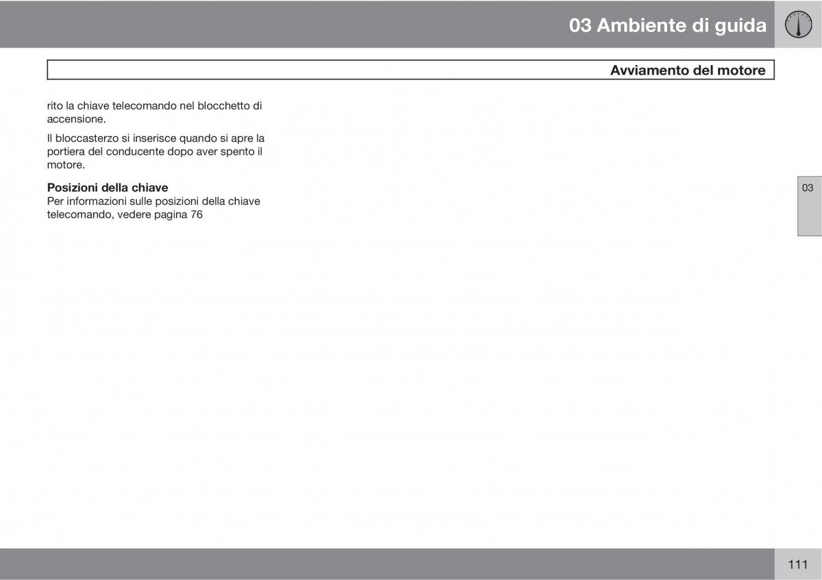 manual  Volvo XC60 I 1 manuale del proprietario / page 111