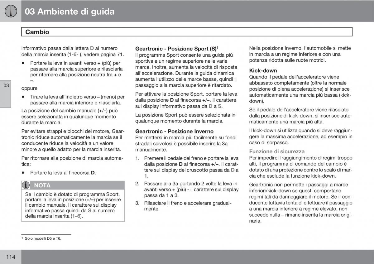 manual  Volvo XC60 I 1 manuale del proprietario / page 114