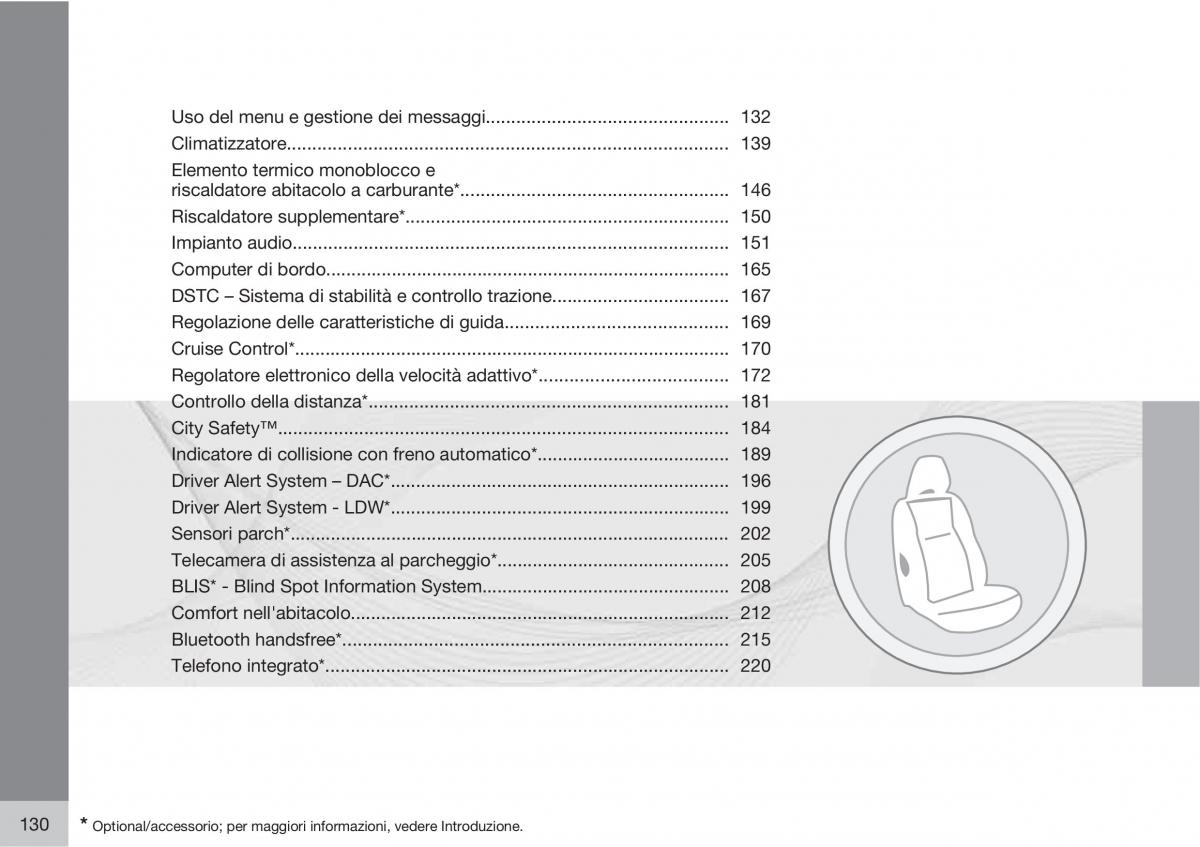 manual  Volvo XC60 I 1 manuale del proprietario / page 130