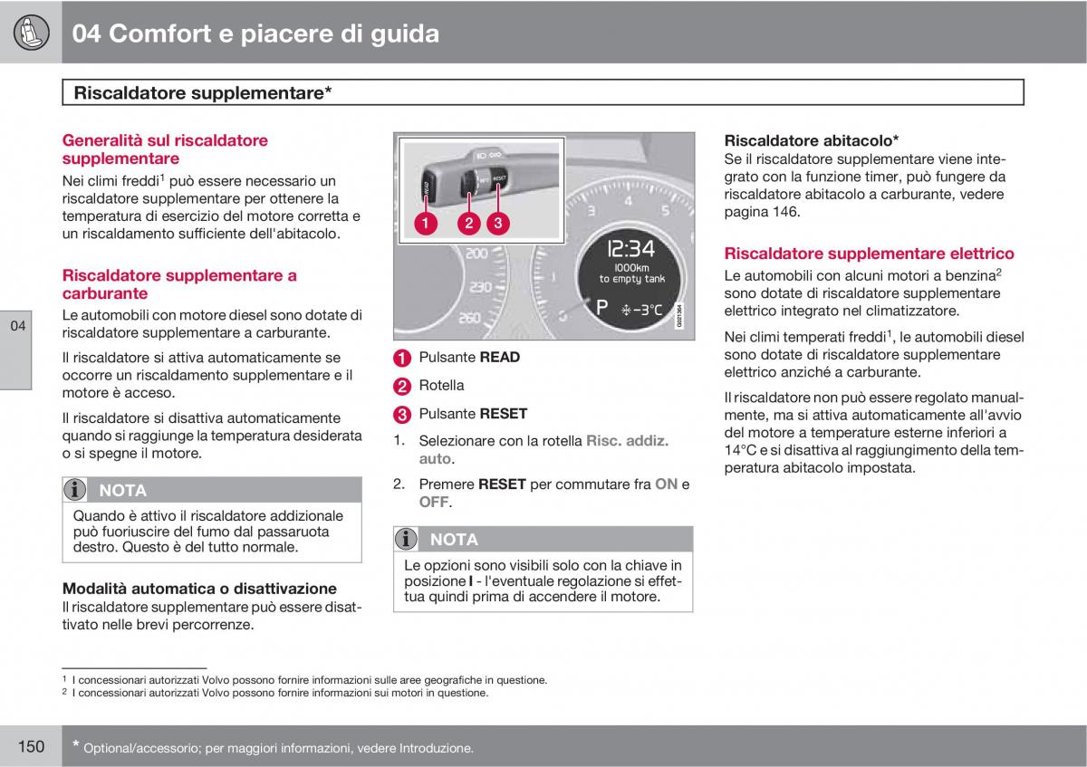 manual  Volvo XC60 I 1 manuale del proprietario / page 150