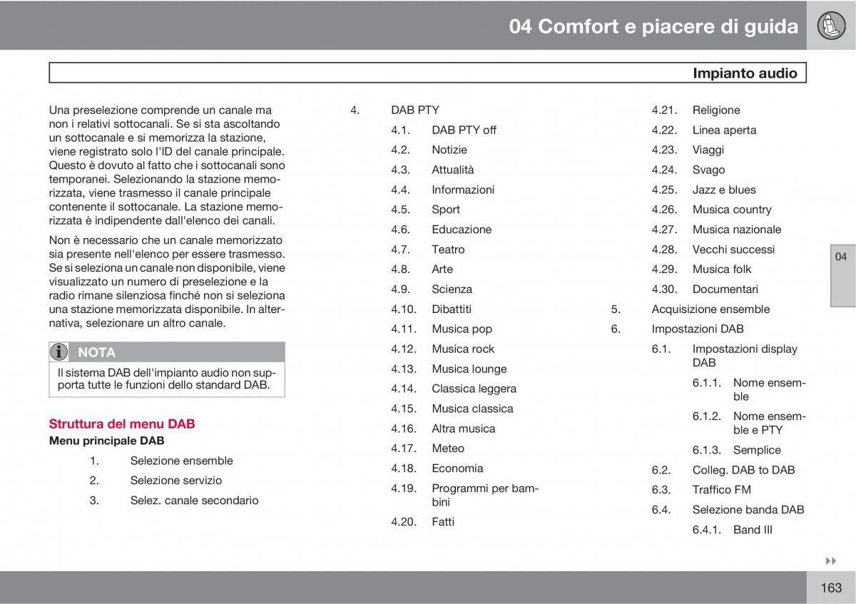 manual  Volvo XC60 I 1 manuale del proprietario / page 163