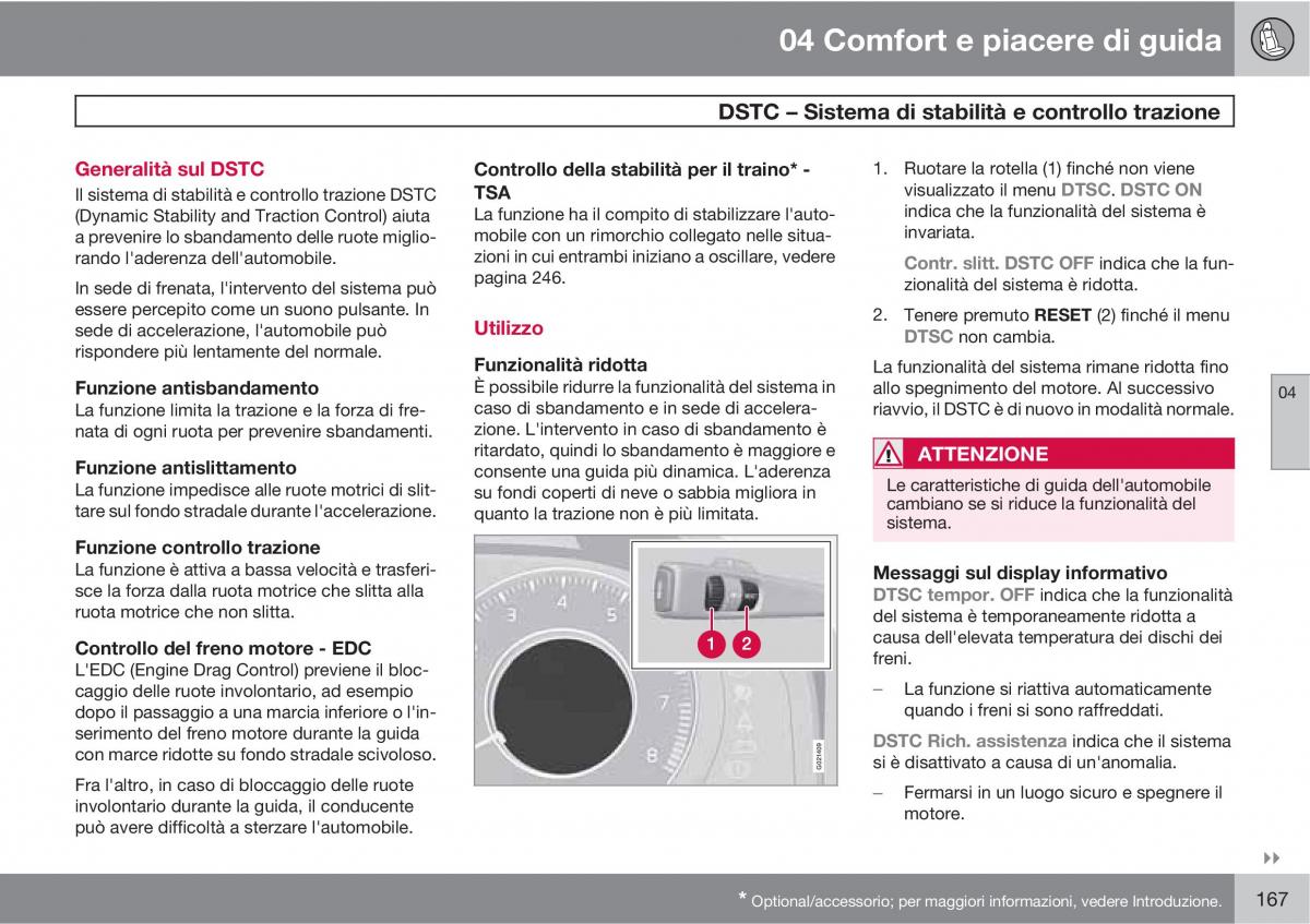 manual  Volvo XC60 I 1 manuale del proprietario / page 167