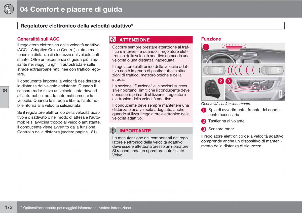 manual  Volvo XC60 I 1 manuale del proprietario / page 172