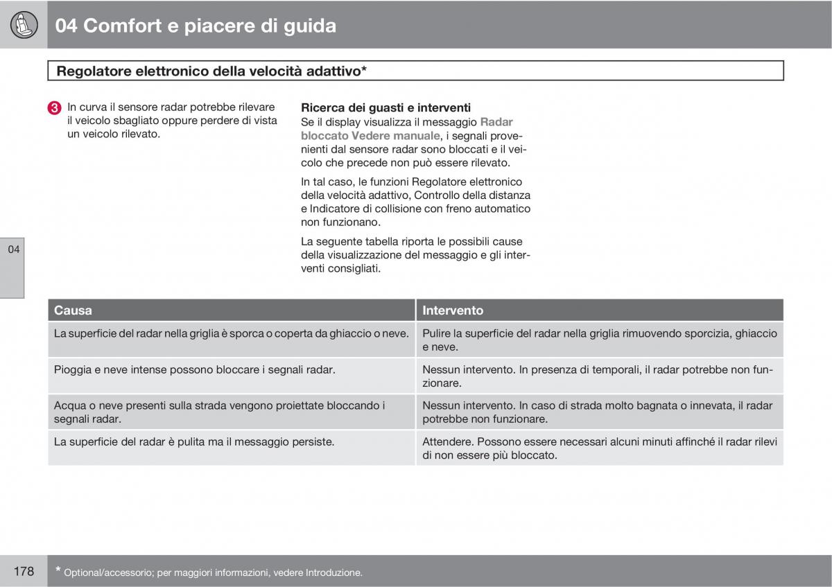 manual  Volvo XC60 I 1 manuale del proprietario / page 178