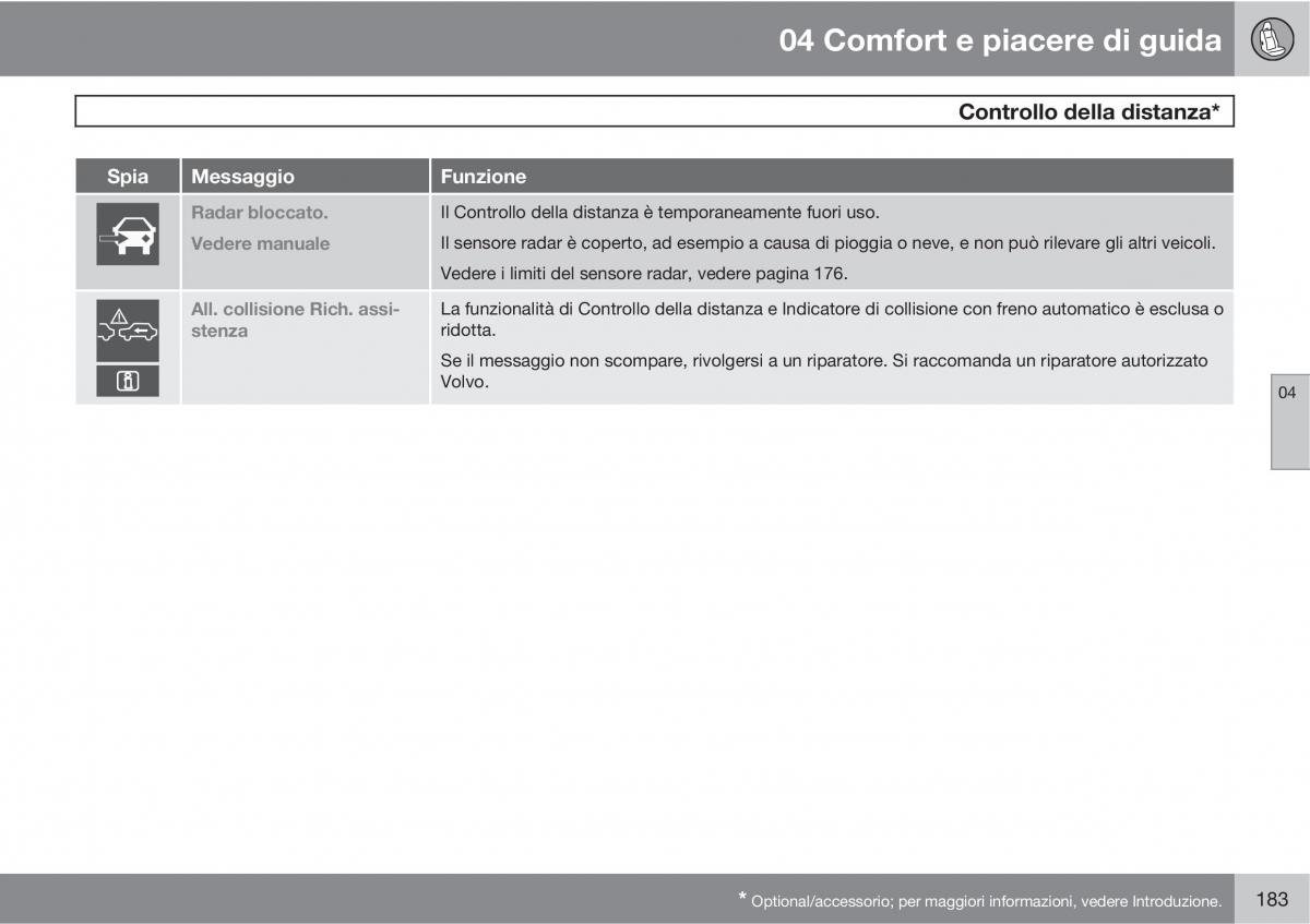 manual  Volvo XC60 I 1 manuale del proprietario / page 183