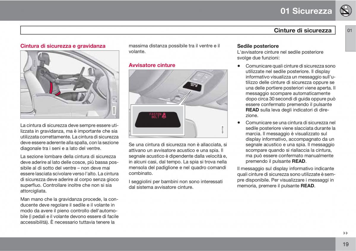 Volvo XC60 I 1 manuale del proprietario / page 19