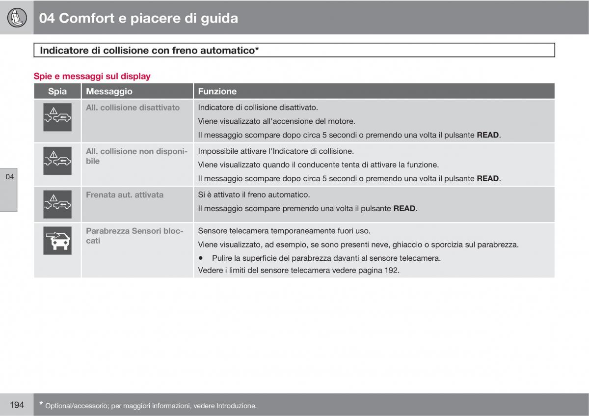 manual  Volvo XC60 I 1 manuale del proprietario / page 194