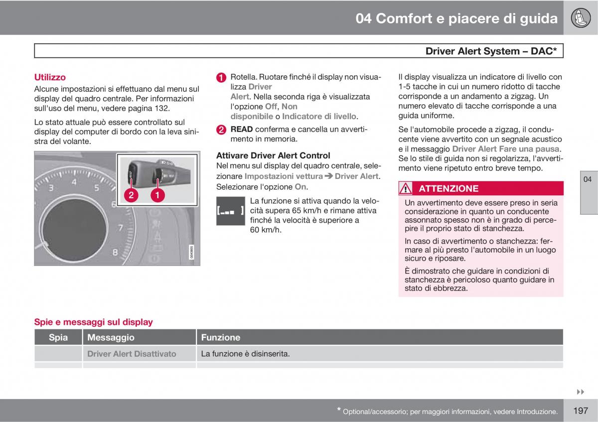 manual  Volvo XC60 I 1 manuale del proprietario / page 197