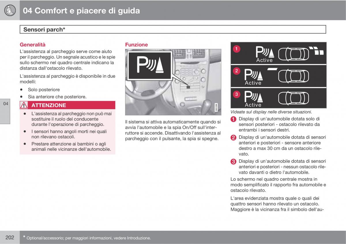 manual  Volvo XC60 I 1 manuale del proprietario / page 202