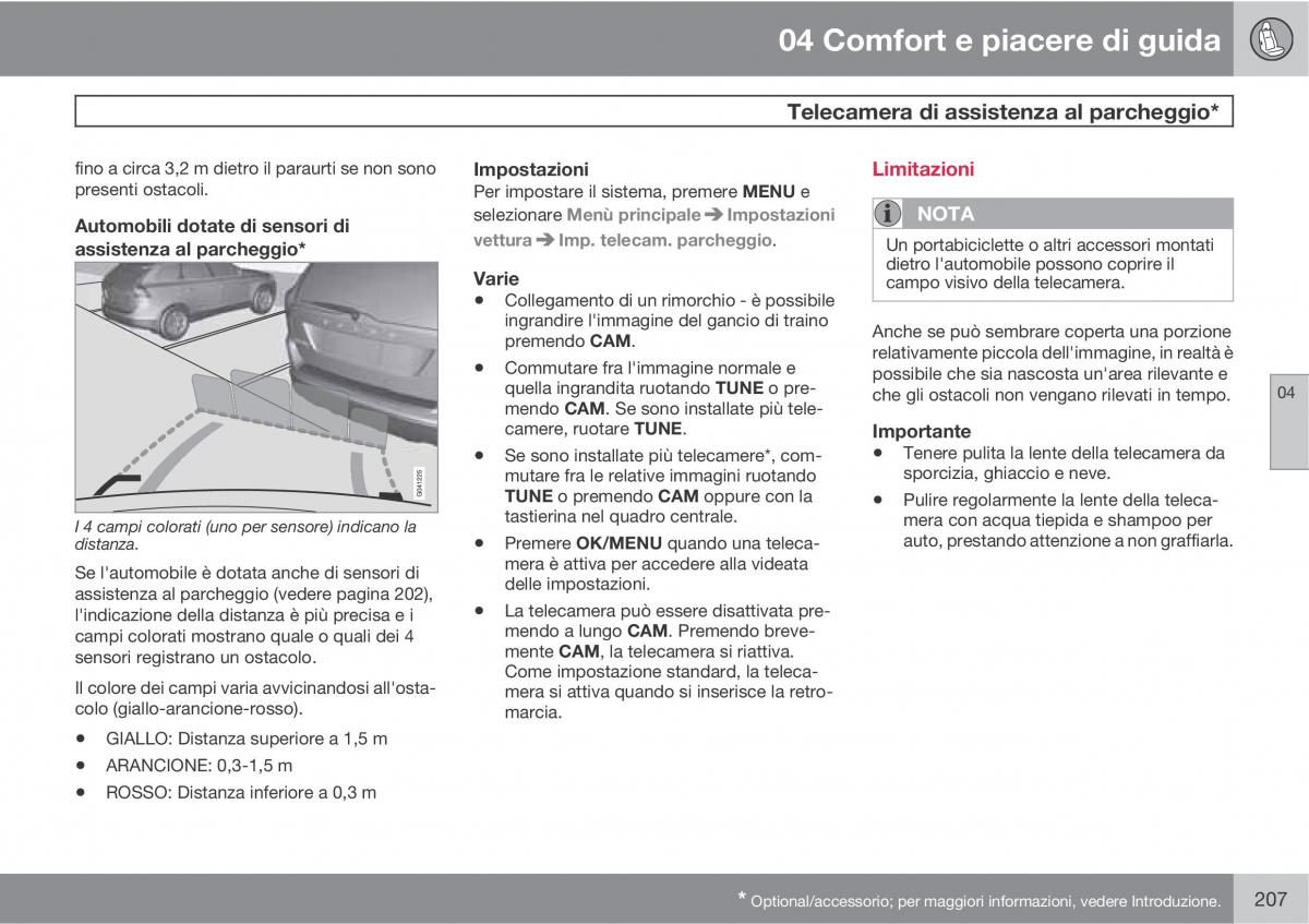 manual  Volvo XC60 I 1 manuale del proprietario / page 207