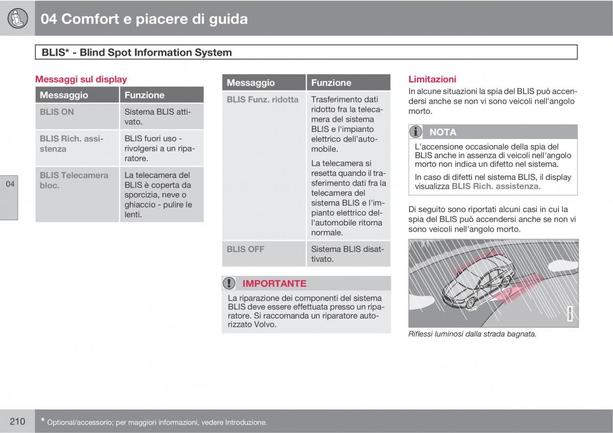 manual  Volvo XC60 I 1 manuale del proprietario / page 210